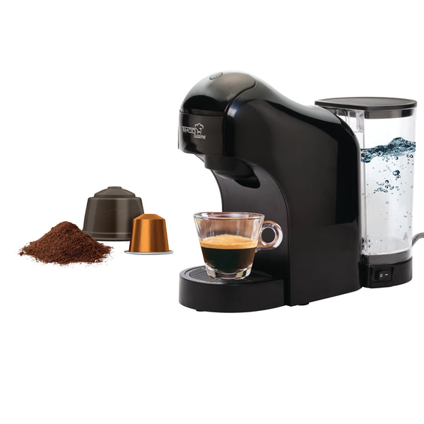 Cafetera Multicapsula Electrica 3 en 1 Cafe en capsulas o Cafe soluble Timco CAFE006