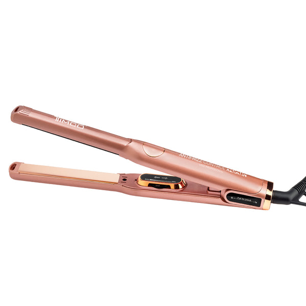 Plancha Alaciadora de Cabello Corto Placas Titanio 15 mm Antifrizz Control Keratin Timco P1098