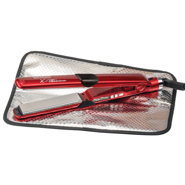 Plancha Alaciadora de Cabello Uso Profesional X-titanium Roja Timco TIT-230R